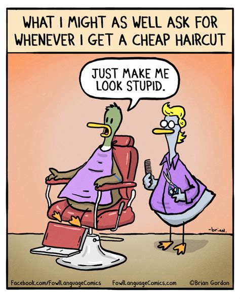 Cheap Haircut Fowl Language Comics