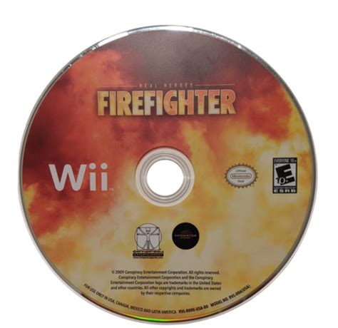 Wii Real Heroes Firefighter Game Disc Only Tested Ebay