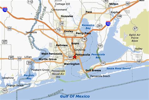 Pensacola Fl Maps Pensacolafl Pensacolaflorida Florida