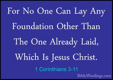 1 Corinthians 3 Holy Bible English