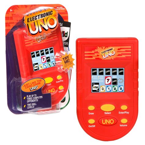 Uno Official Electronic Handheld Game Color Screen