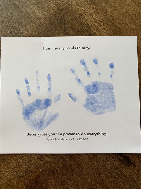 Praying Hands Craft Printable