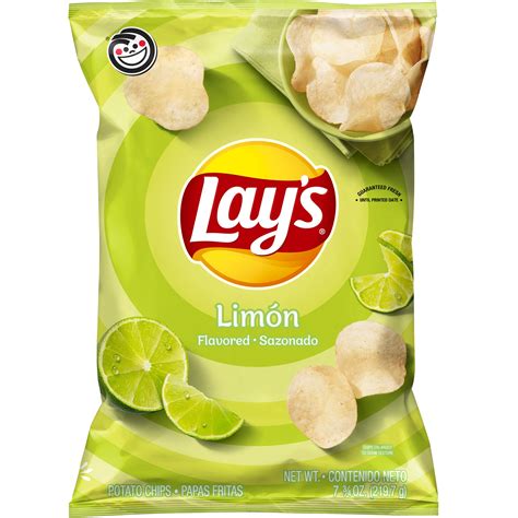 Lays Potato Chips Limon Flavor 775 Oz Bag