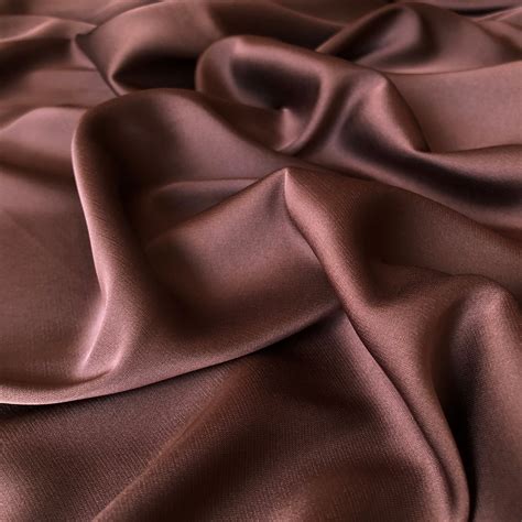 Hot Chocolate Silk Satin Fabric By The Yard Lingerie And Etsy