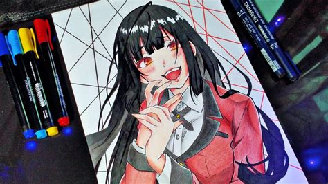 Drawing Jabami Yumeko Kakegurui 賭ケグルイ Youtube