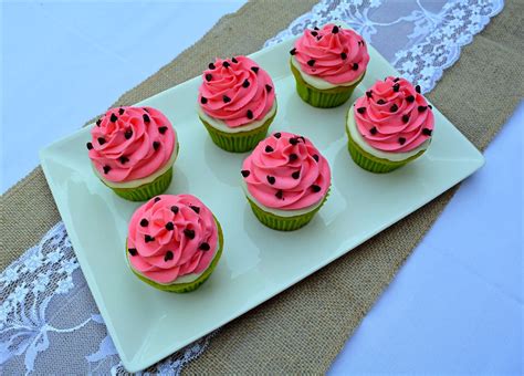 Watermelon Cupcakes Recipe