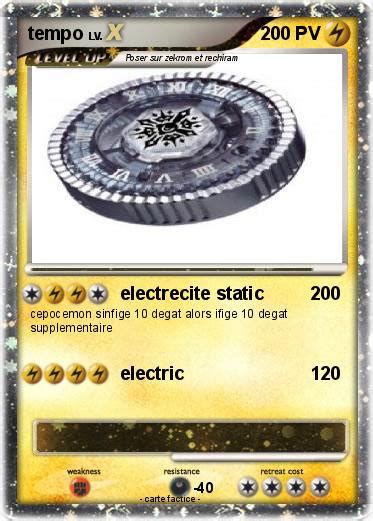 Pokémon Tempo 11 11 Electrecite Static Ma Carte Pokémon