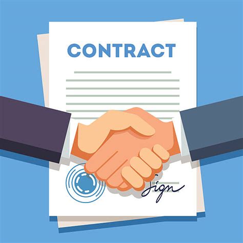 Best Contract Illustrations Royalty Free Vector Graphics And Clip Art