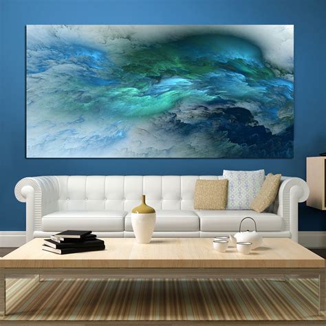 Furnishing in pale neutral tones and dark woods add both contrast and visual interest while enhancing the room's modern vibe. WANGART Abstract Colors Unreal Canvas Art Wall Art ...