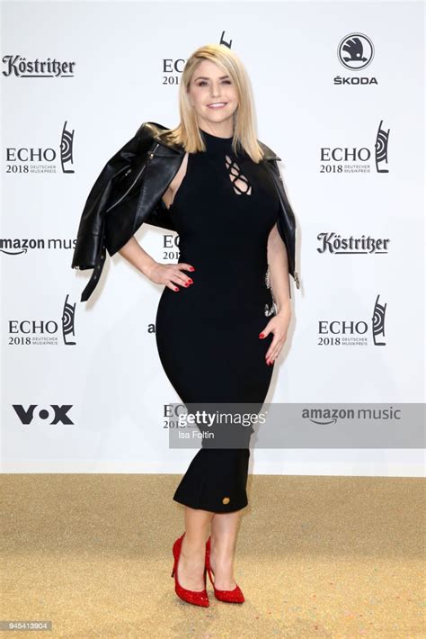 Singer Beatrice Egli Arrives For The Echo Award At Messe Berlin On News Photo Getty Images