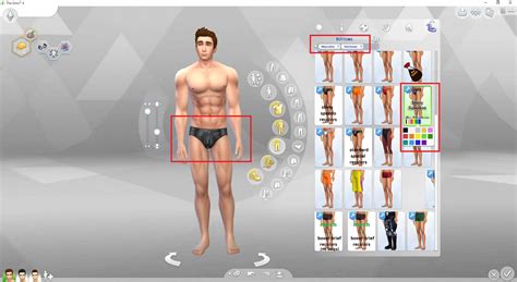 Mod The Sims Male Sims Shiny Speedos Swimwear