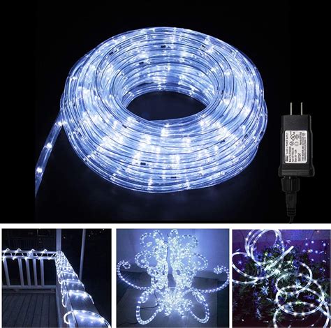 Twinkle Star Rope String Lights 33 Ft 240 Led Extendable