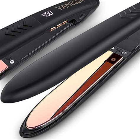 Vanessa Flat Iron Hair Straightener And Curler Titanium Hair