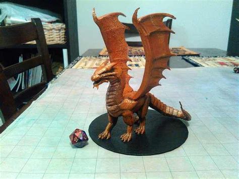 3d Printing Dungeons And Dragons Copper Dragon Dungeons And Dragons