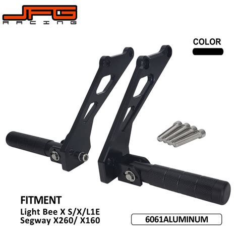 Jfg Racing Motorcycle Parts Pair Rear Foot Pegs Pedal Bracket For Sur