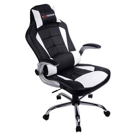 Racer gaming chairs high back computer chair of professional racing style comfortable gamer chair with footrest and armrest and lumbar pillows (black) average rating: GTFORCE BLAZE RECLINING LEATHER SPORTS RACING OFFICE DESK CHAIR GAMING COMPUTER | eBay