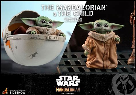 The Mandalorian And The Child Deluxe Sixth Scale Collectible Set By