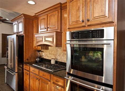New Modern Kitchen Appliances Stock Image Image Of Hall Floor 9914513