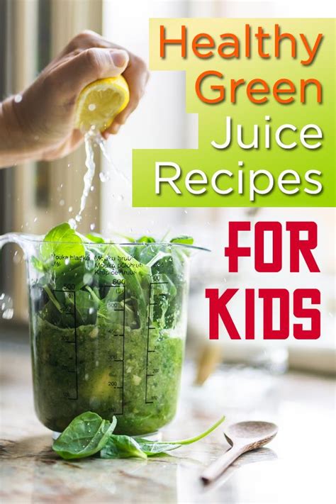 Use prune juice with frozen blueberries or mixed berries ; 11 Green Juice Recipes to Keep Kids Healthy | NewStart ...