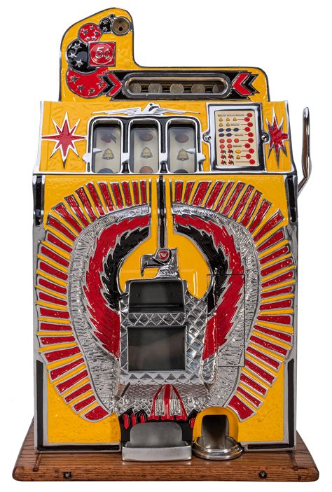 Lot Detail Rock Ola Mills Five Cent War Eagle Slot Machine