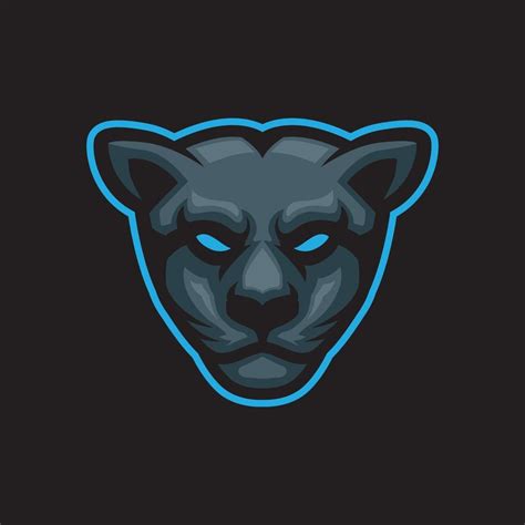 Black Panther Head Mascot Logo 22735644 Vector Art At Vecteezy