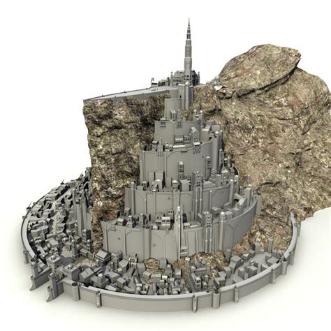 A Large Castle Sitting On Top Of A Rock