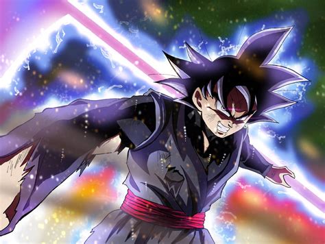 Ultra Instinct Goku Black Illustration By Dokkandeity On Deviantart