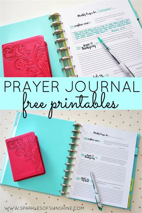 Printable Prayer Journal Ideas Printable Blank World