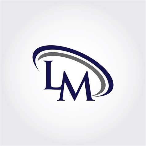 Monogram Lm Logo Design By Vectorseller Thehungryjpeg
