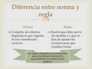 Diferencias Entre Norma Y Regla Cuadro Comparativo Kulturaupice My