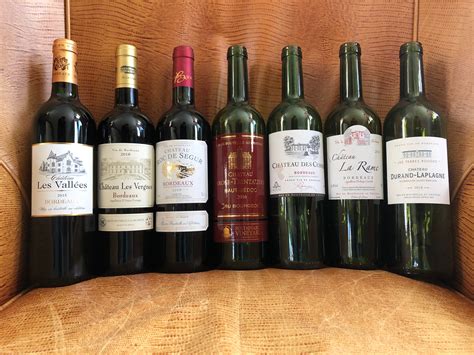 French Red Wine List