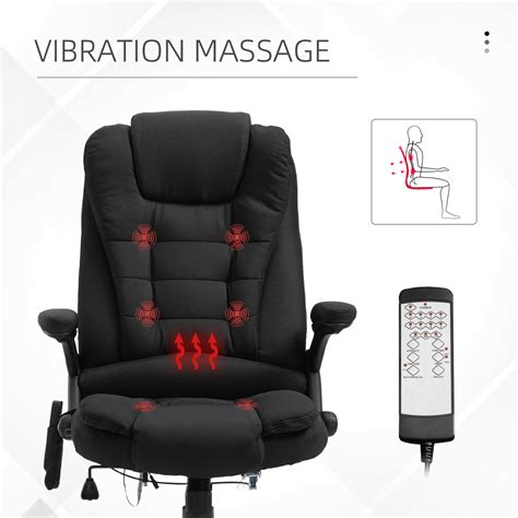 Vinsetto Massage Office Chair 130° Recliner Ergonomic Gaming Seven