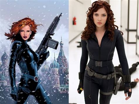 Uniquepic Female Comic Heroes Vs The Real Characters In