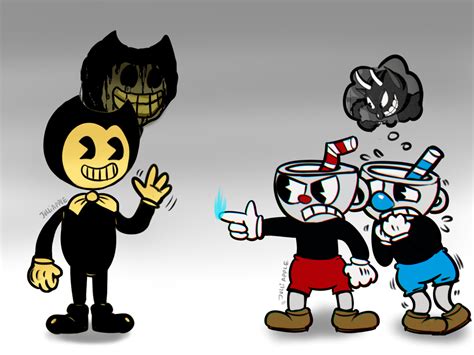 Bendy And Cuphead By Julliapple On Deviantart