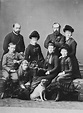 Os membros da família Hesse, incluindo o Príncipe Albert Edward, o ...