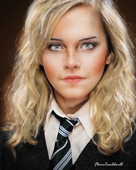 Hermione Granger Slytherin Painting Style By