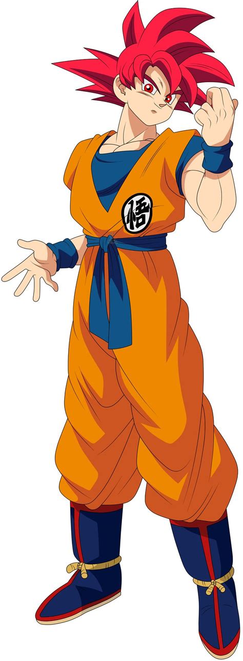 Goku SSJ God Universo 7 Anime Dragon Ball Goku Dragon Ball Super