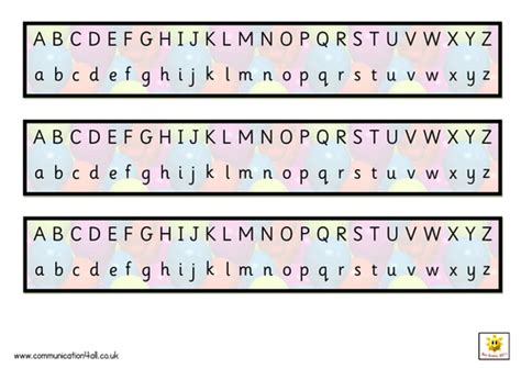 Alphabet Strips For Desks Free Printable Printable Word Searches