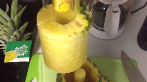 How To Core A Pineapple Youtube