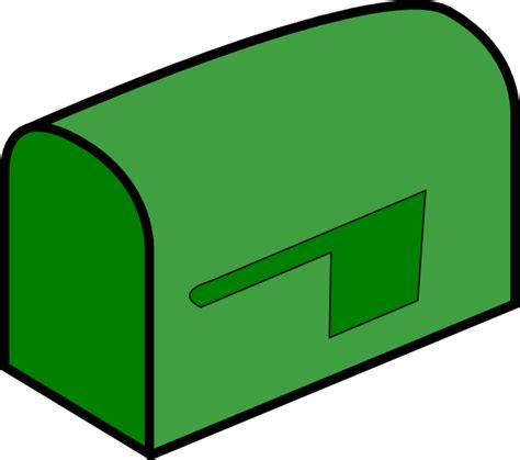 Green Mailbox Clip Art At Vector Clip Art Online Royalty