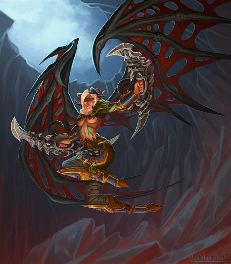 Blood Elf Demon Hunter By Vanharmontt On Deviantart