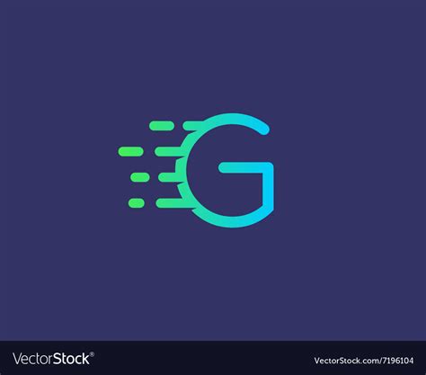 Abstract Letter G Logo Design Template Dynamic Vector Image