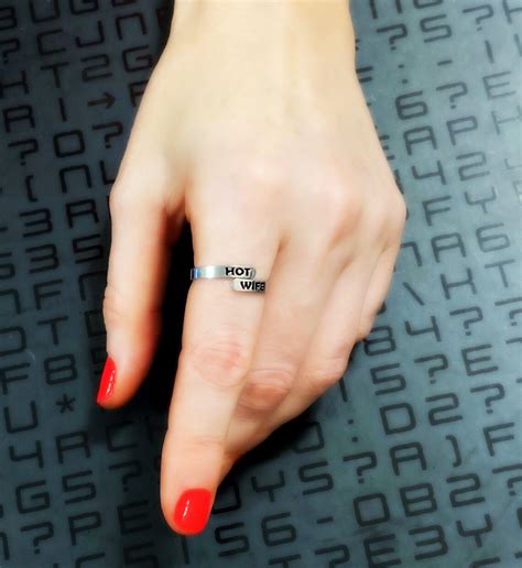 Hotwife Adjustable Stainless Steel Ring Mfm Threesome Etsy