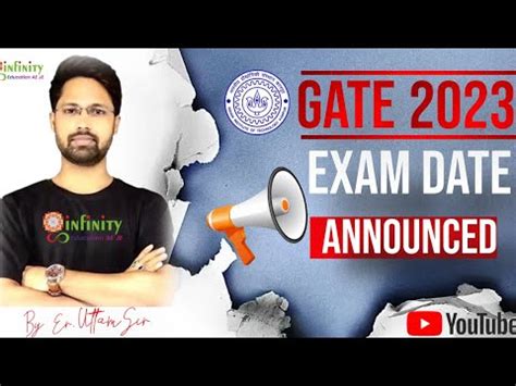 GATE 2023 Exam Date Announced GATE Exam 2023 Exam Date GATE Exam