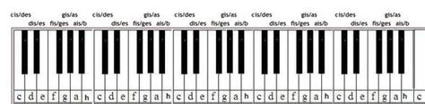 Klaviertastatur Beschriftet Tutorial Keyboard Lernen 002 01