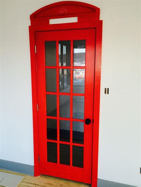 1pcs Telephone Booth Door Decor 新版