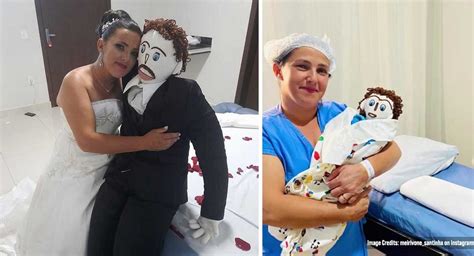 Brazilian Woman Married A ‘ragdoll And Later Gave Birth To A ‘doll Child