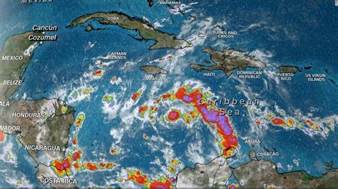tropical storm eta forms in the caribbean and ties for most named storms in a season cnn