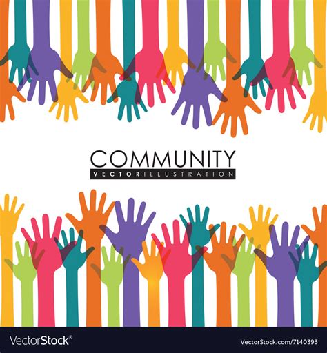 Community People Graphic Royalty Free Vector Image