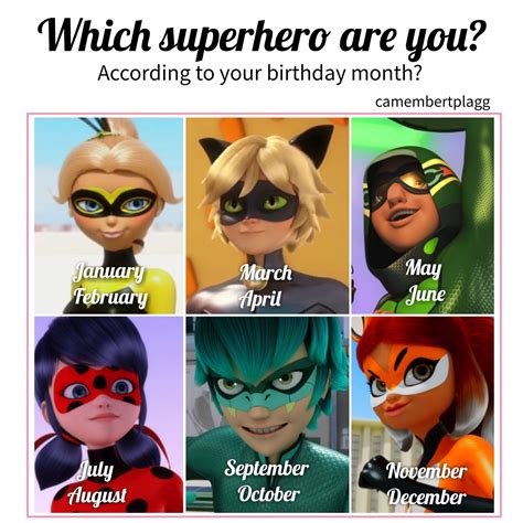 Im Born In April So My Superhero Is Chatnoir Who Is Your S